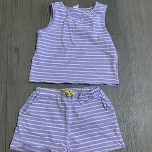 Girls Crop Lounge Set